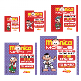 SIM CARD OF CALLS MONICA MOBILE PREPAID